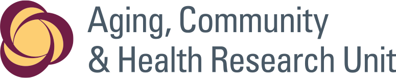 Logo for Aging, Community and Health Research Unit